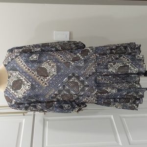 Calvin Klein Beautifully Printed Shift Dress NWT